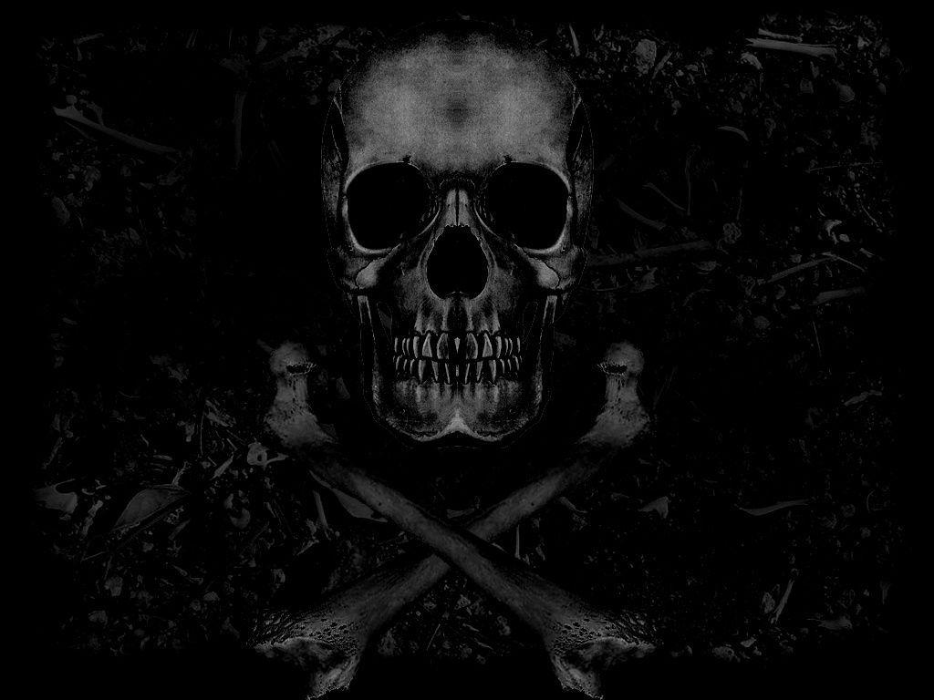 Detail Black Skull Wallpaper Nomer 16