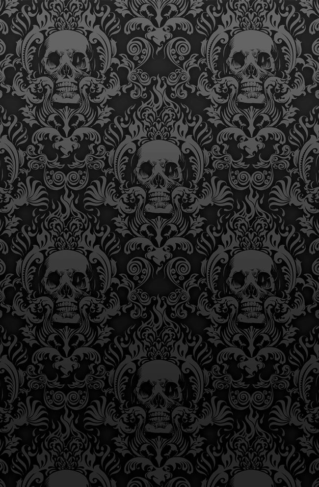 Detail Black Skull Wallpaper Nomer 24