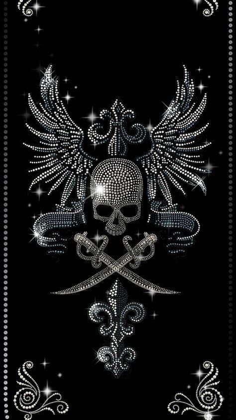 Detail Black Skull Wallpaper Nomer 30