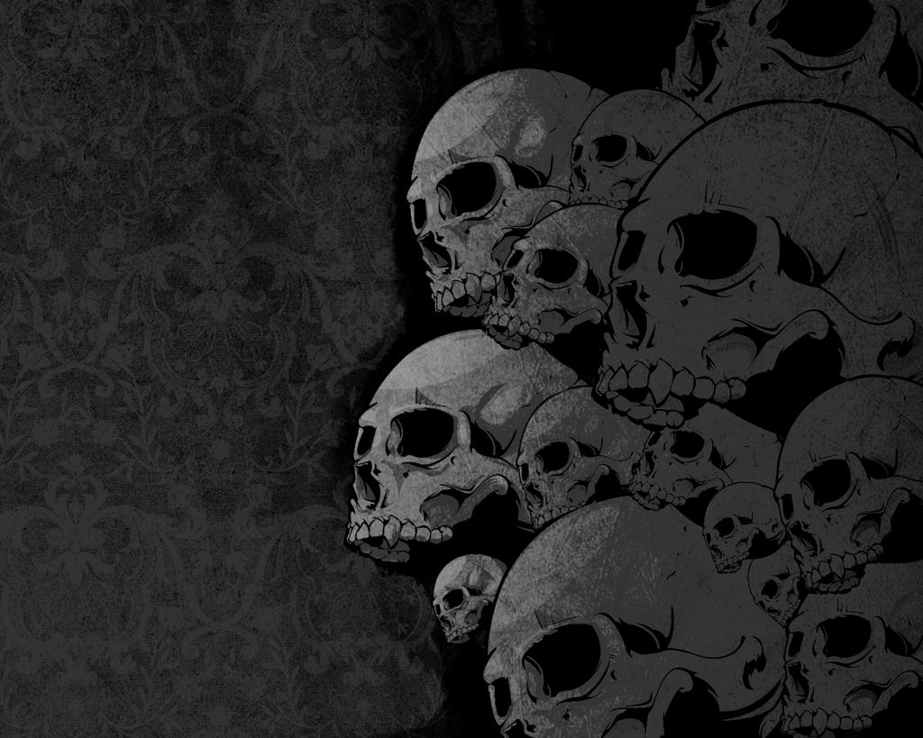 Detail Black Skull Wallpaper Nomer 5