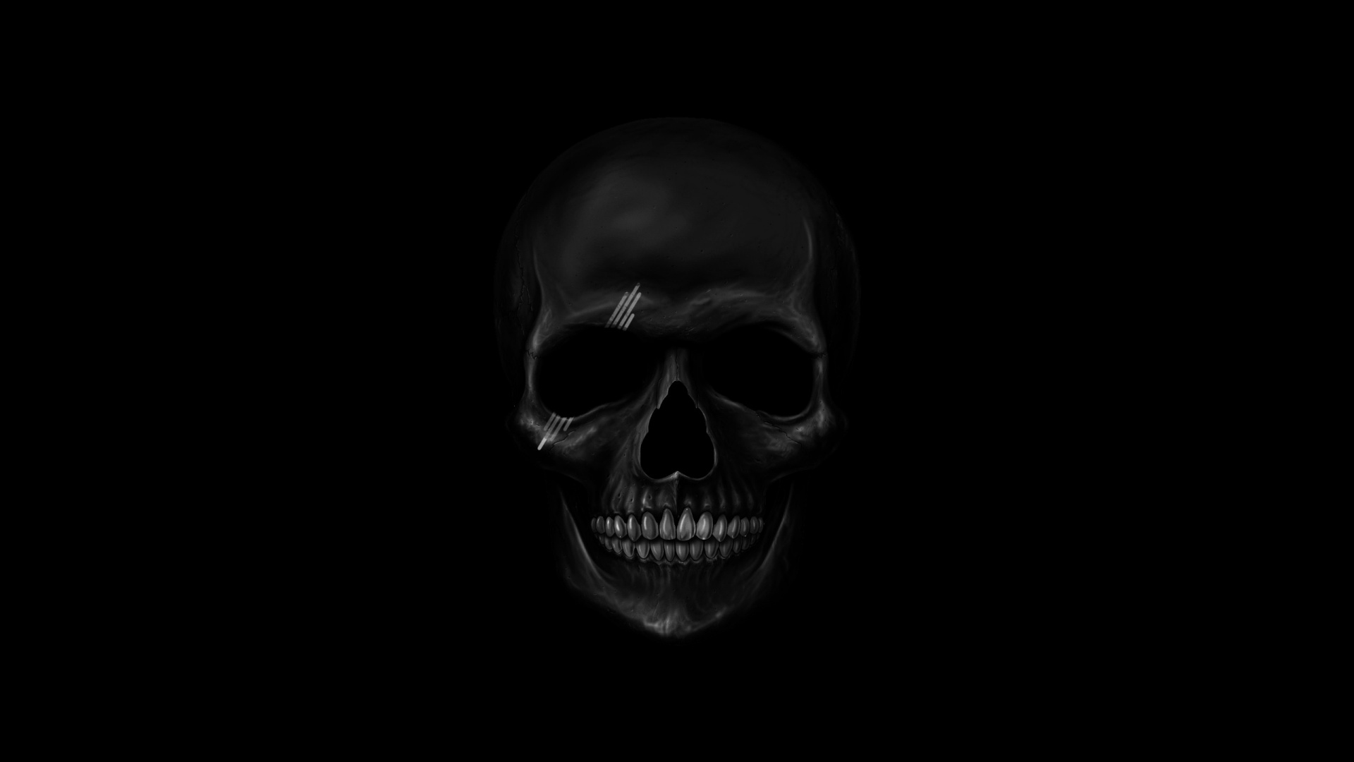 Detail Black Skull Wallpaper Nomer 7