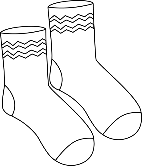 Detail Black Socks Clipart Nomer 14