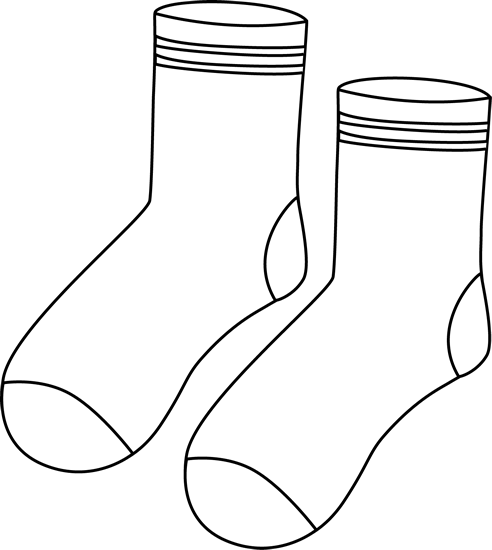 Detail Black Socks Clipart Nomer 18