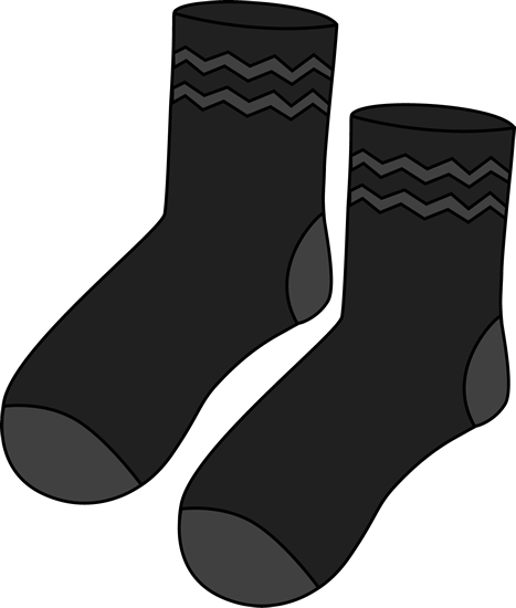 Detail Black Socks Clipart Nomer 3