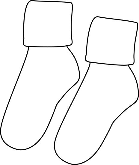 Detail Black Socks Clipart Nomer 21