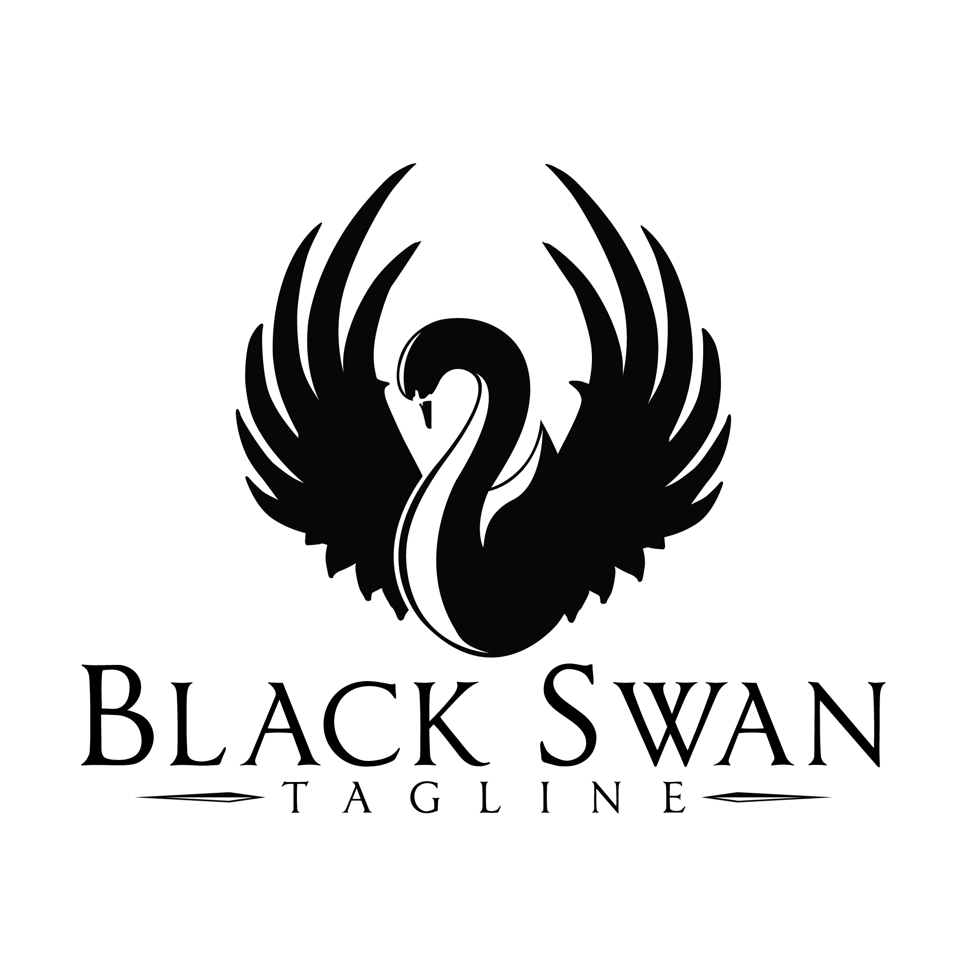 Black Swan Logo - KibrisPDR