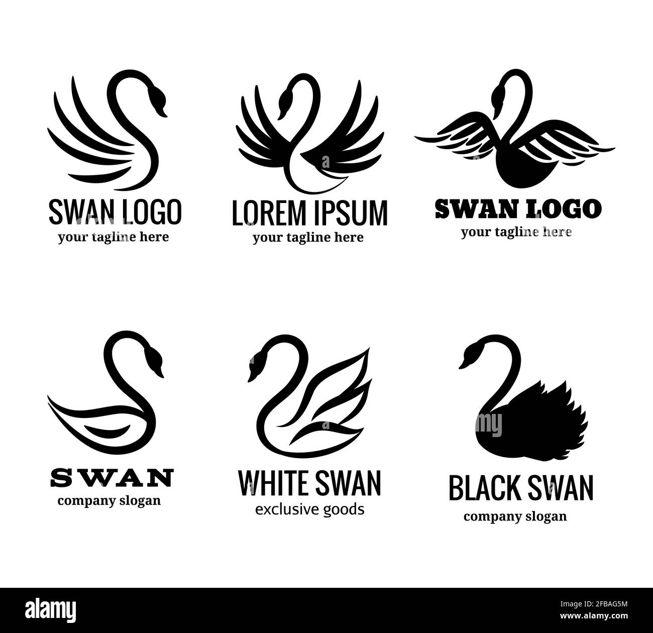 Detail Black Swan Logo Nomer 3