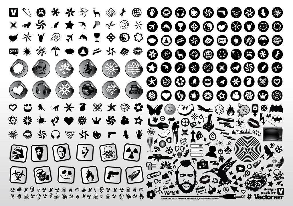 Detail Black Vector Art Nomer 14