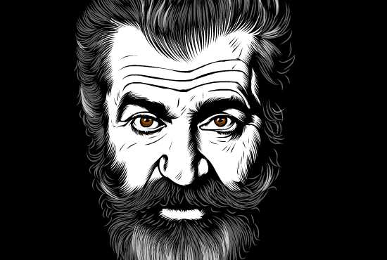 Detail Black Vector Art Nomer 29