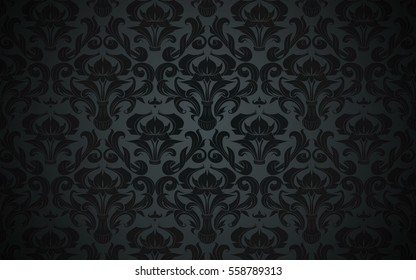 Detail Black Wallpaper Pattern Nomer 26