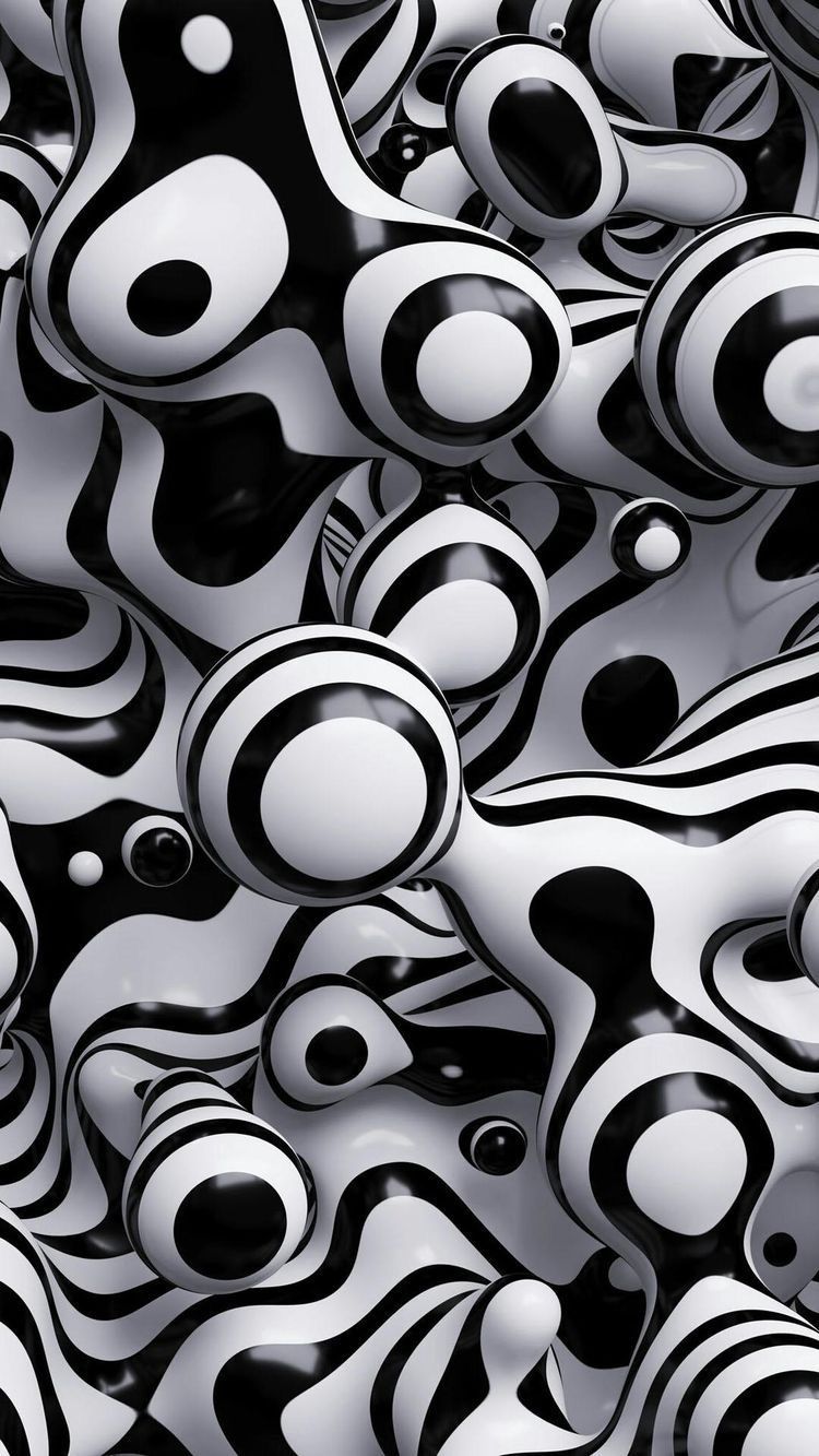 Download Black White Abstract Wallpaper Nomer 33