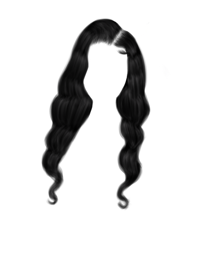 Detail Black Wig Png Nomer 5