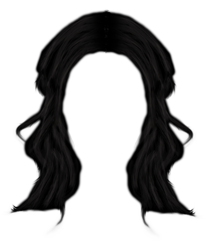 Detail Black Wig Png Nomer 8