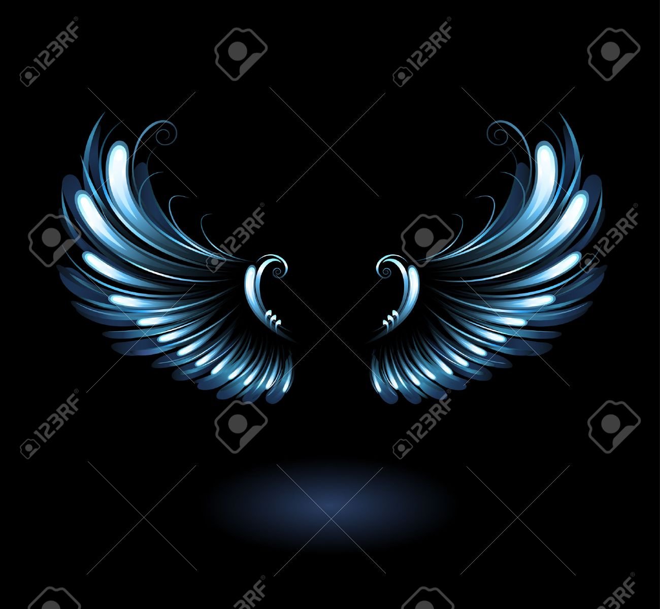 Detail Black Wings Background Nomer 25