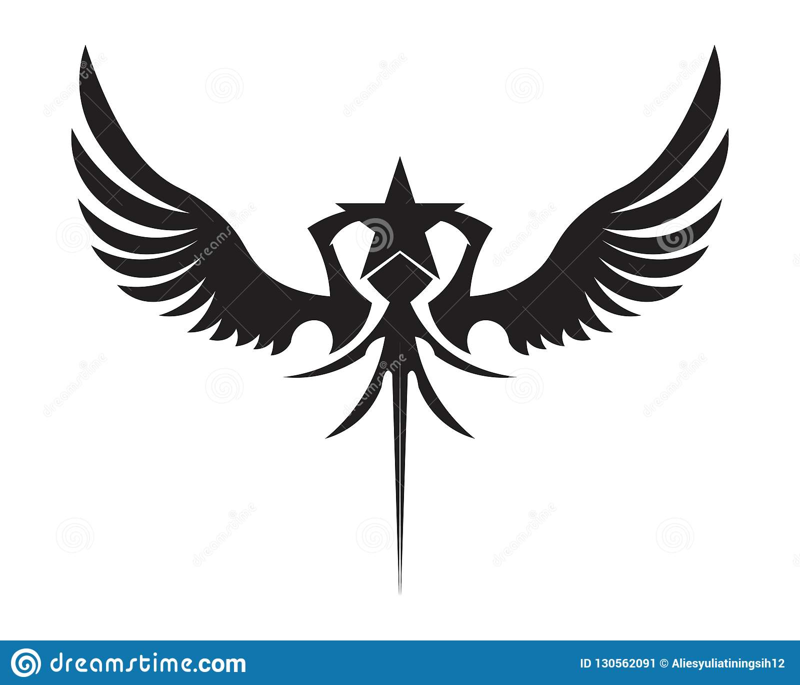 Detail Black Wings Logo Nomer 2