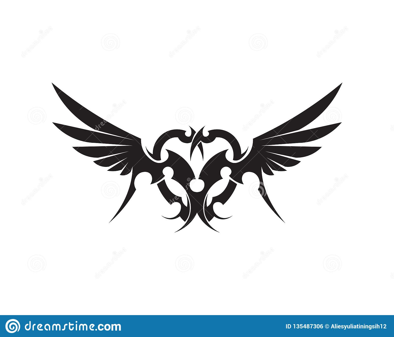 Detail Black Wings Logo Nomer 4