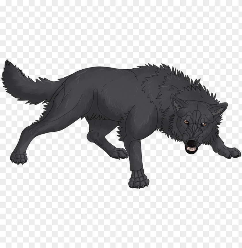 Detail Black Wolf Transparent Nomer 16