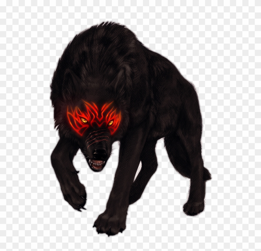 Detail Black Wolf Transparent Nomer 32