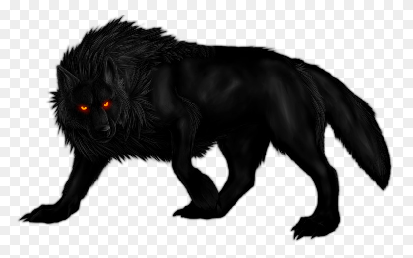 Detail Black Wolf Transparent Nomer 37