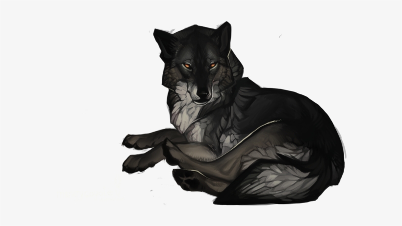 Detail Black Wolf Transparent Nomer 55