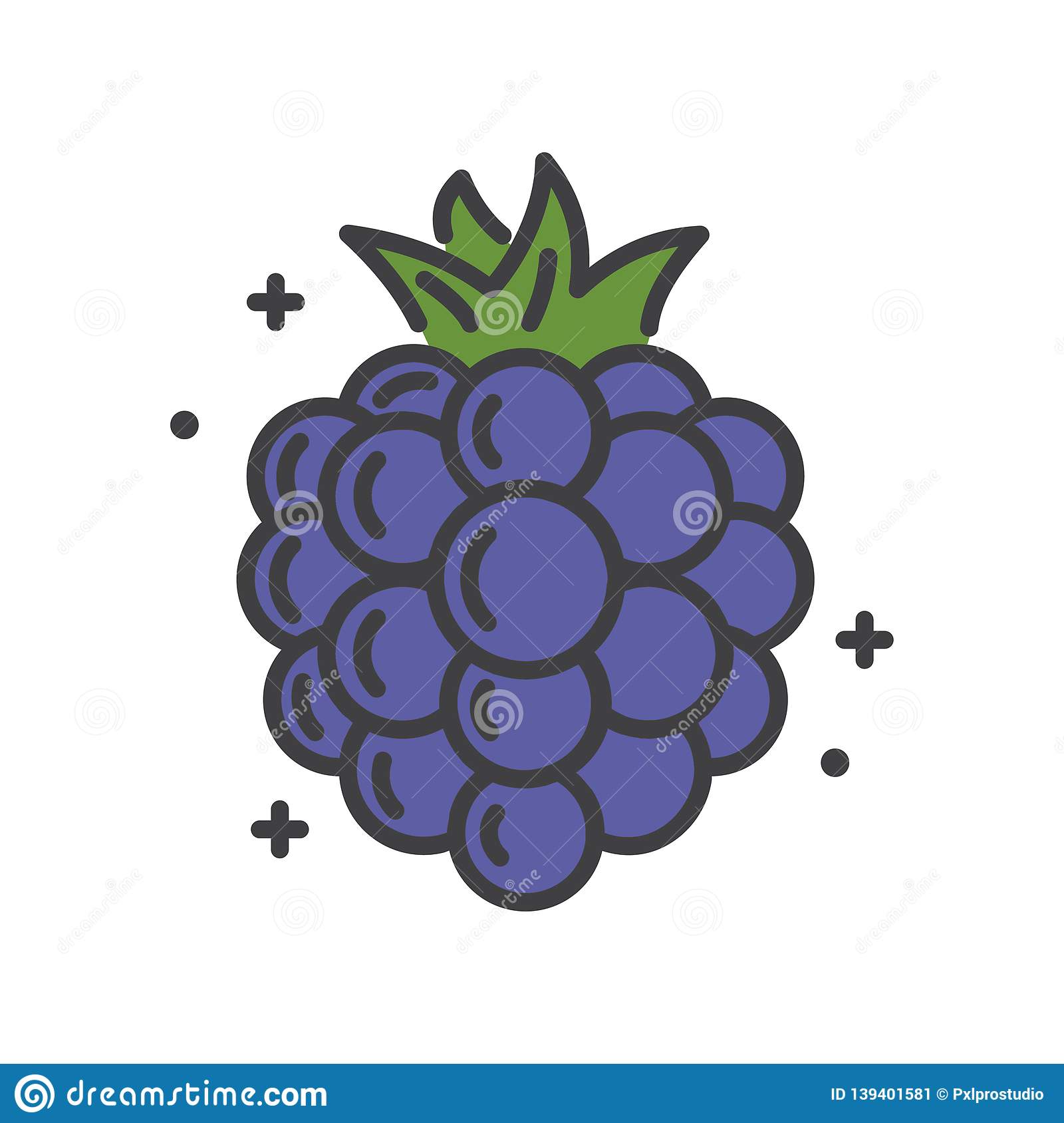 Detail Blackberry Clipart Nomer 28