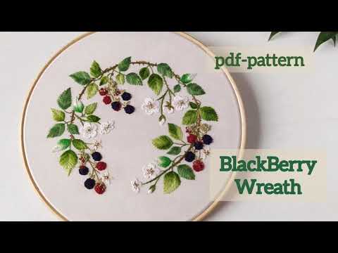 Detail Blackberry Wreath Nomer 42