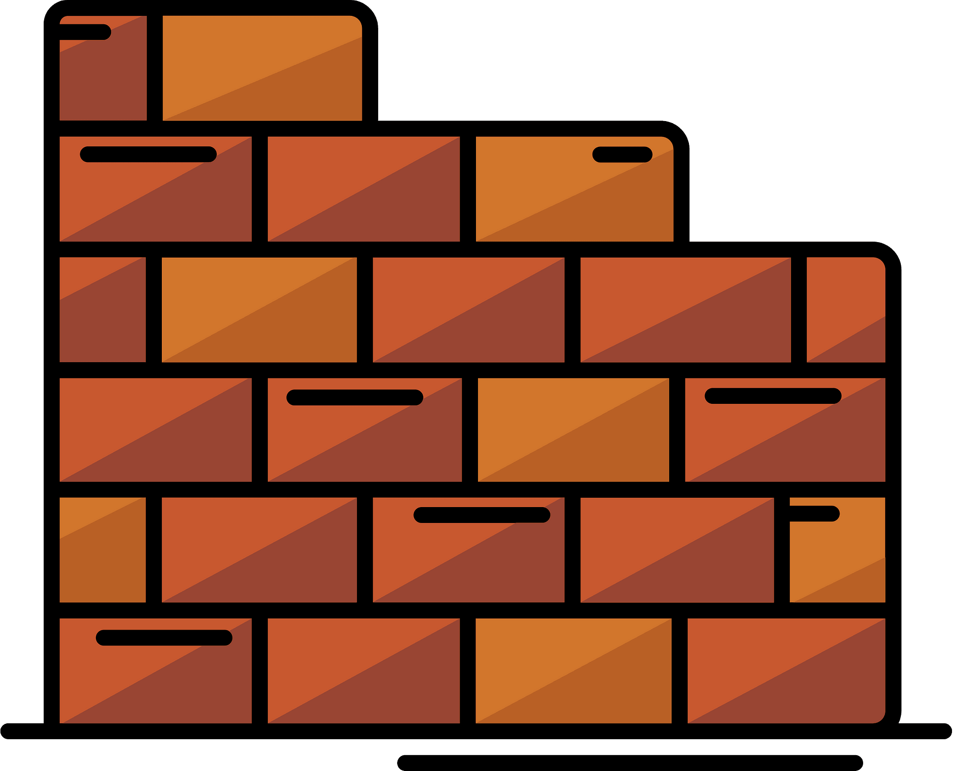 Detail Brick Wall Clipart Nomer 12
