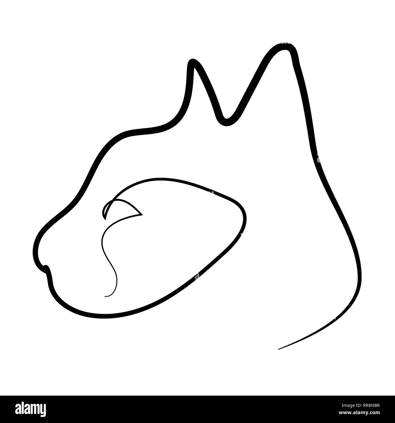 Detail Cat One Line Nomer 20