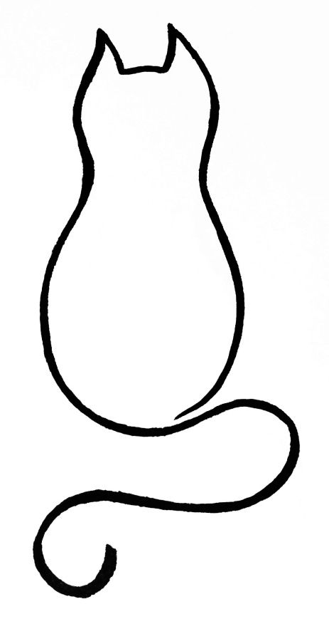 Detail Cat One Line Nomer 8