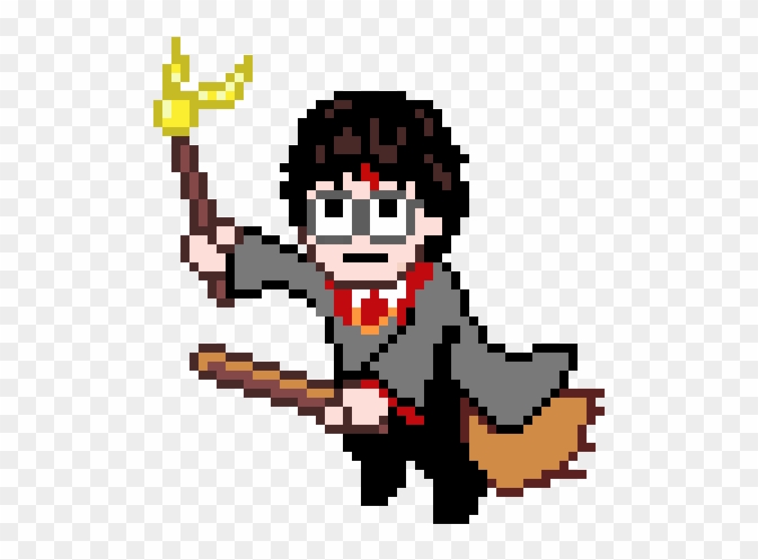 Detail Harry Potter Pixel Art Nomer 2