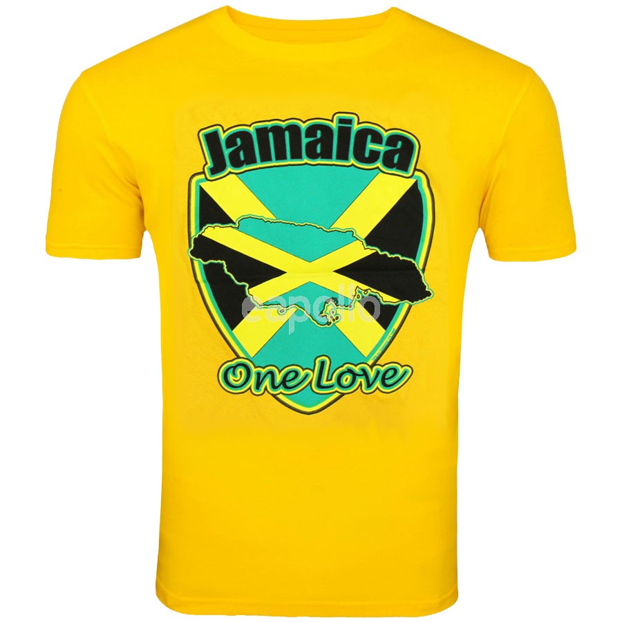 Detail Jamaica One Love T Shirt Nomer 7