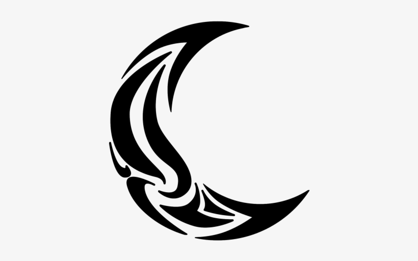 Detail Moon Drawing Tattoo Nomer 10