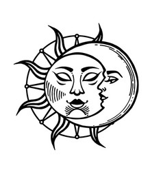 Detail Moon Drawing Tattoo Nomer 11