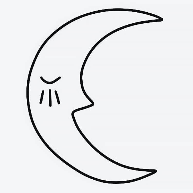Detail Moon Drawing Tattoo Nomer 12