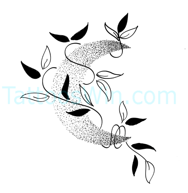 Detail Moon Drawing Tattoo Nomer 17