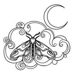 Detail Moon Drawing Tattoo Nomer 20