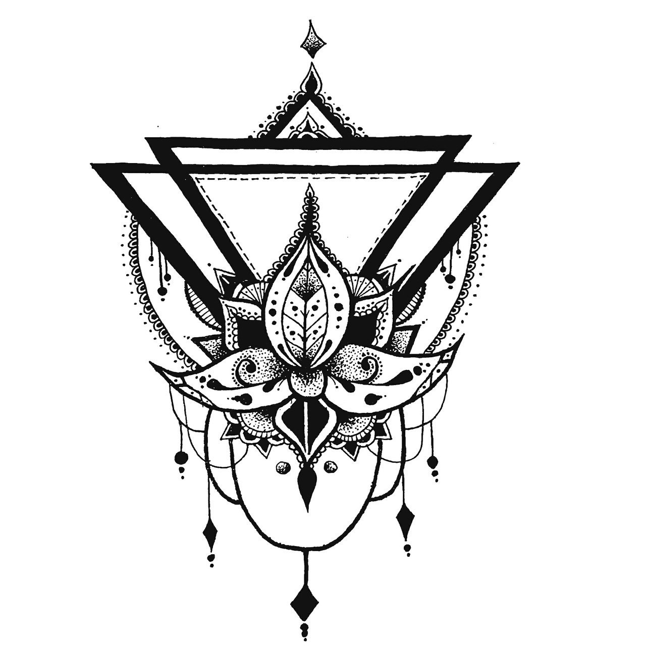 Detail Schwarzer Tattoo Stift Nomer 14