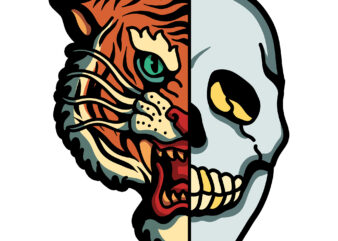 Detail Tiger Skull Nomer 22