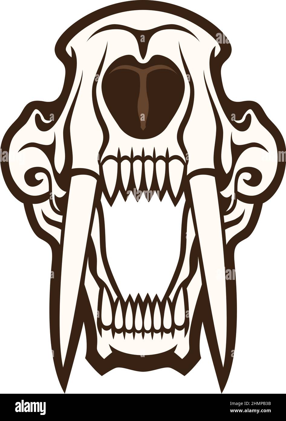 Detail Tiger Skull Nomer 8