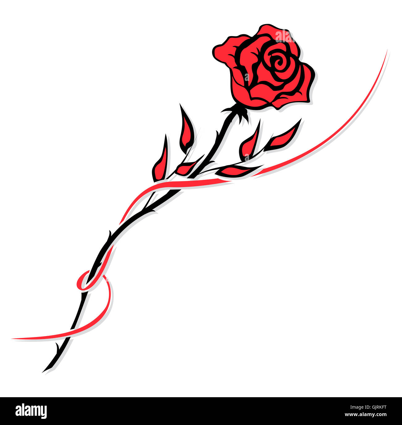 Detail White And Red Rose Tattoo Nomer 20