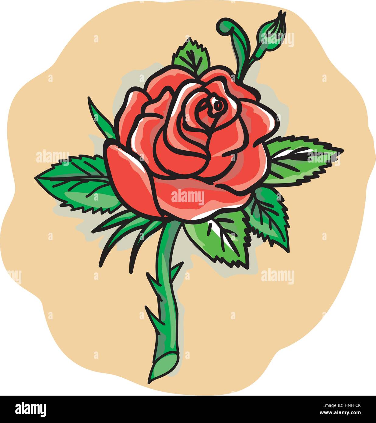 Detail White And Red Rose Tattoo Nomer 23