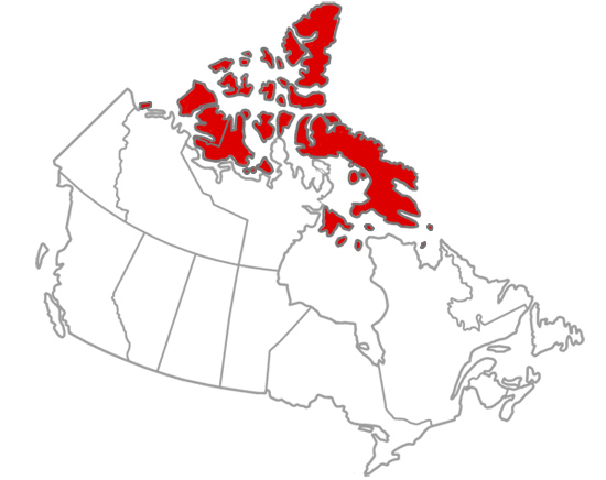 Arctic Circle Canada Map - KibrisPDR