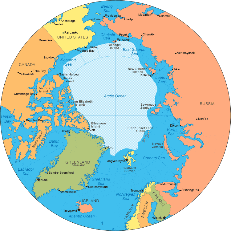 Detail Arctic Circle Canada Map Nomer 3