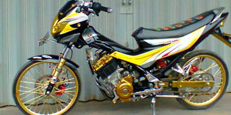 Detail Foto Motor Satria Fu Modifikasi Nomer 2