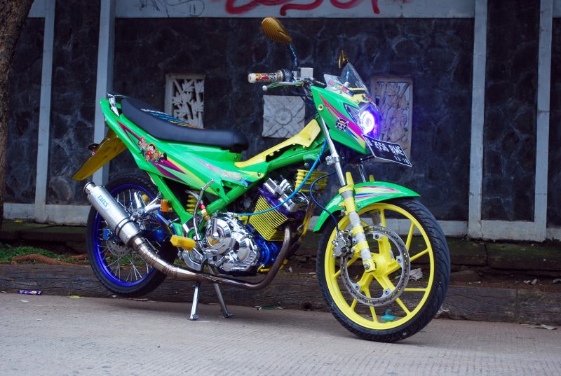 Detail Foto Motor Satria Modifikasi Nomer 35