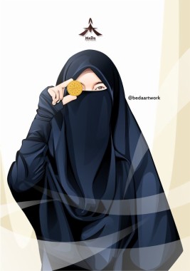 Detail Foto Muslimah Bercadar Asli Nomer 38