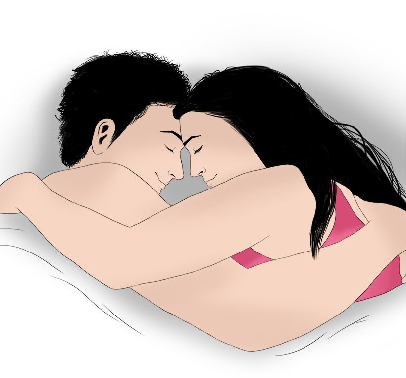 Detail Mann Und Frau Im Bett Nomer 2