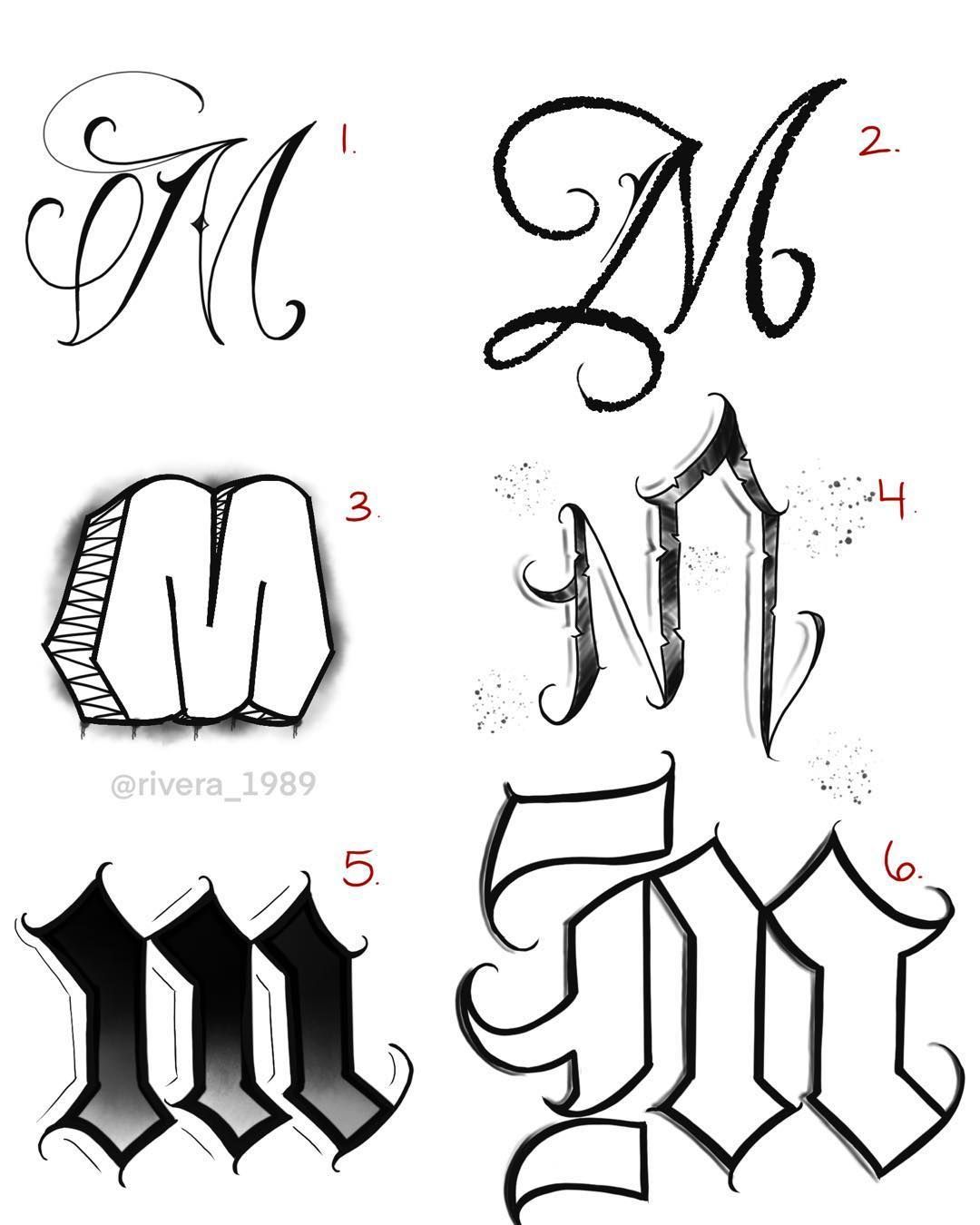 Detail Buchstabe M Schriftarten Nomer 19