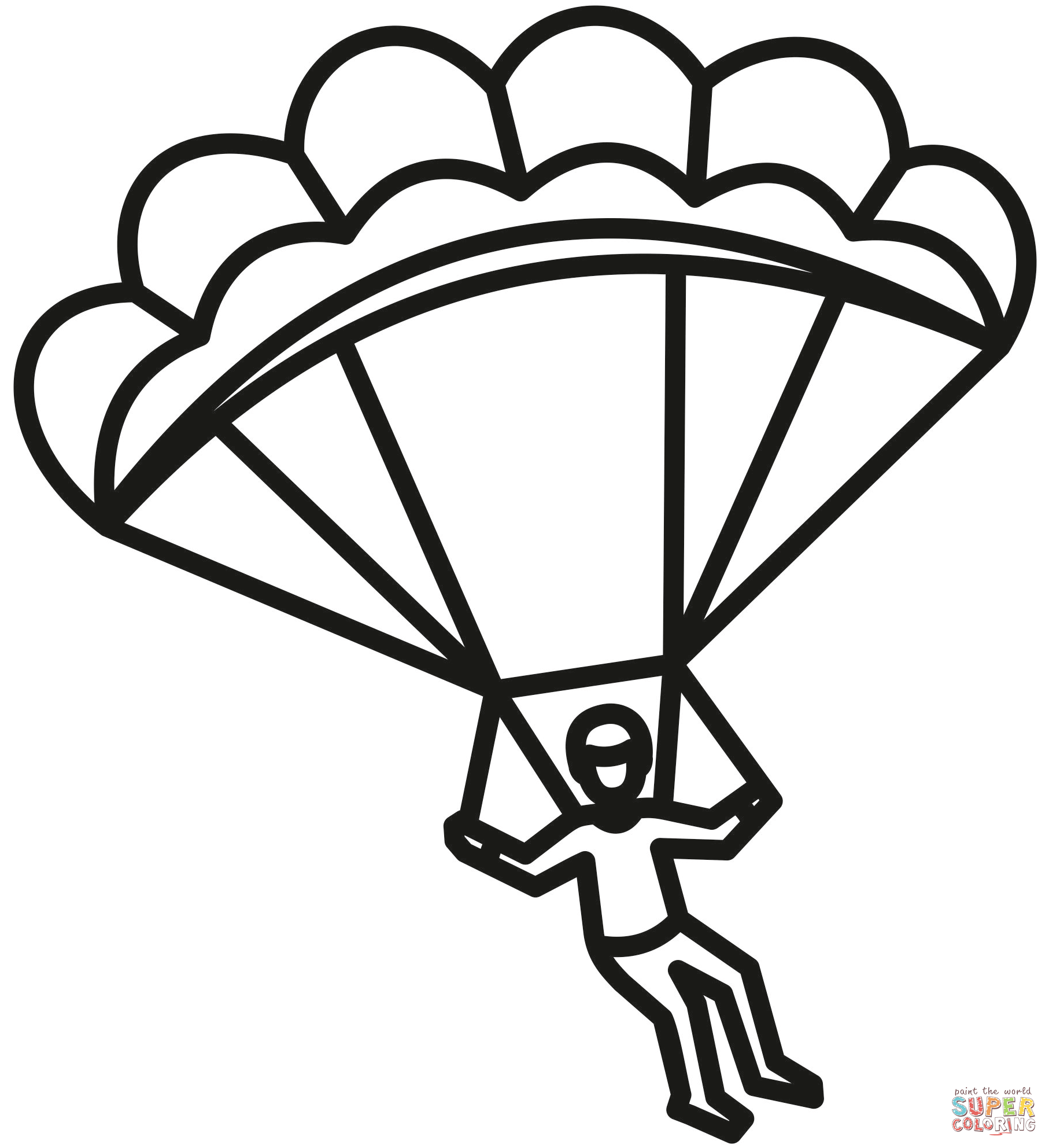 Detail Fallschirmspringer Zeichnen Nomer 5