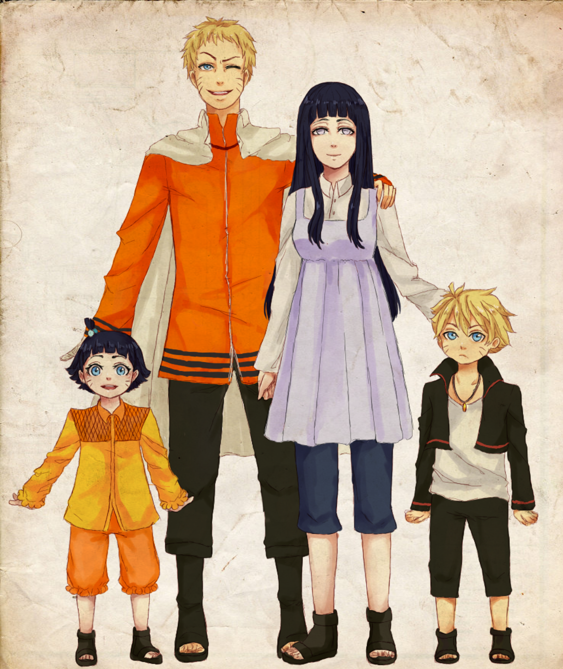 Detail Foto Naruto Hinata Dan Anaknya Nomer 43